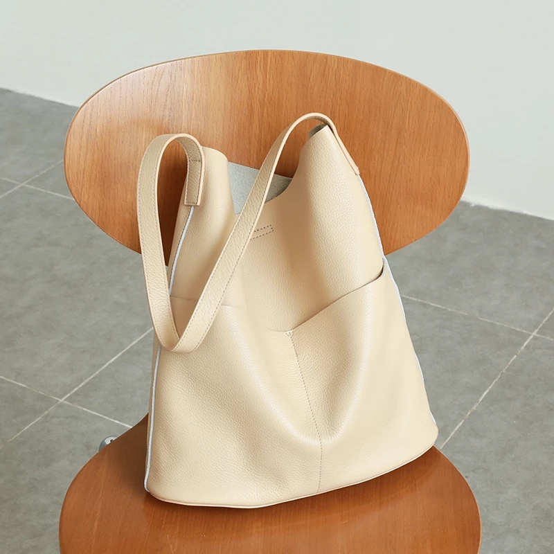 Sac à main seau en cuir vérita - Laptop Accessories For Girls avis et prix