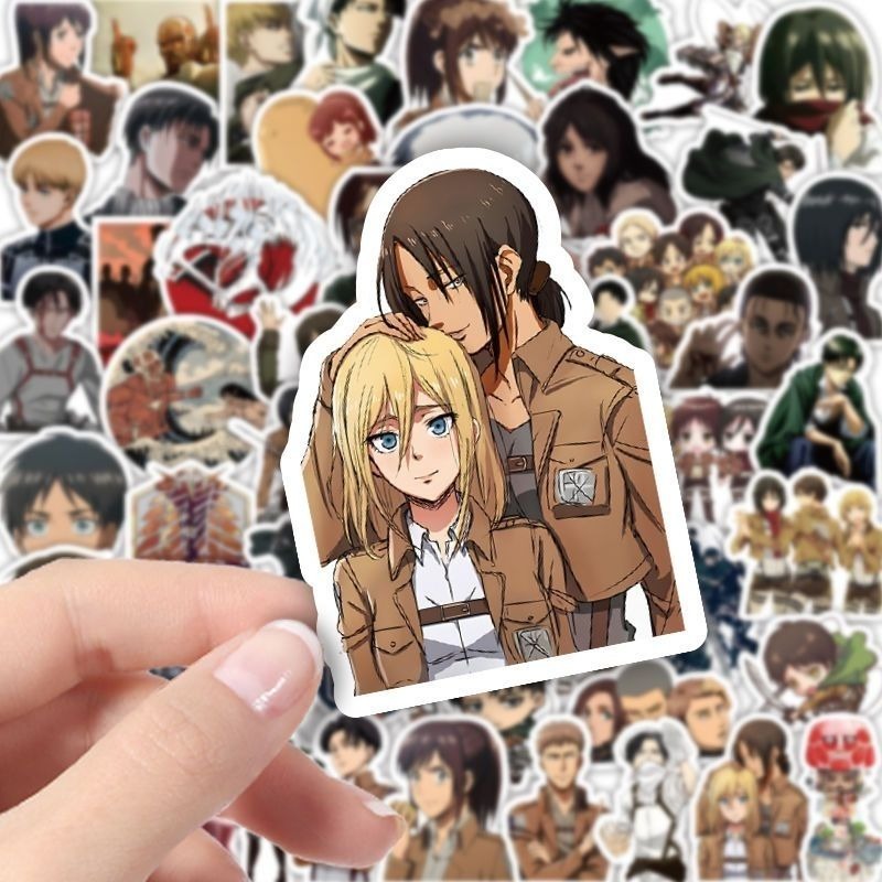 60 autocollants anime Attack o - Good Laptop Accessories avis et prix