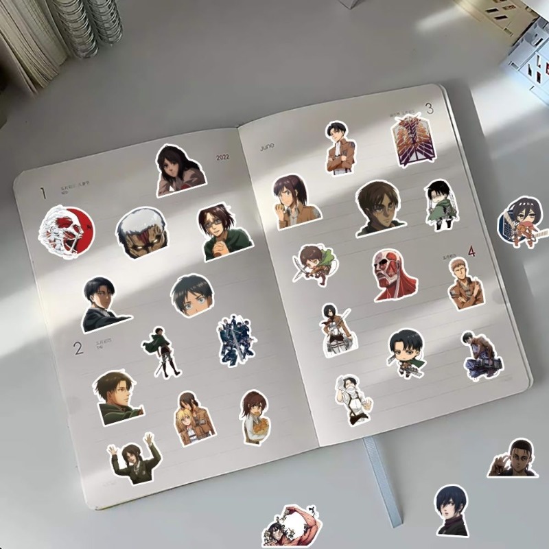 60 autocollants anime Attack o - Good Laptop Accessories avis et prix