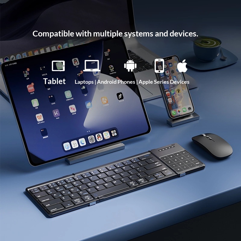 Clavier Bluetooth sans fil pli - Laptop Accessories Gaming avis et prix